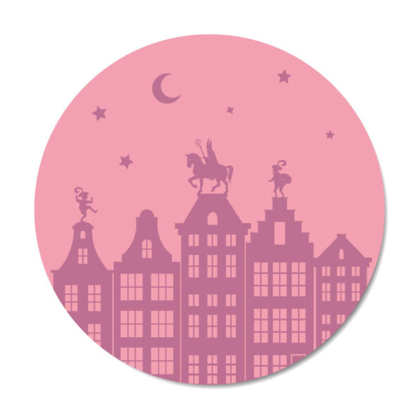 Mini cirkel november sint roze 2023 Dutch Sprinkles
