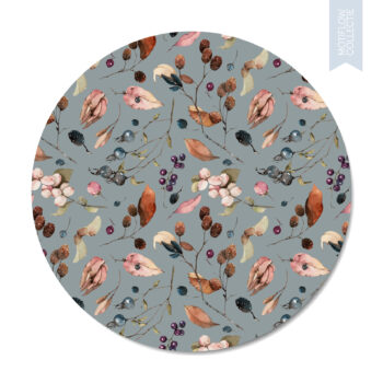 Muurcirkel Dutch Sprinkles Mediajamshidi - Blue