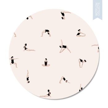Dutch Sprinkles Yoga muurcirkel designer collectie