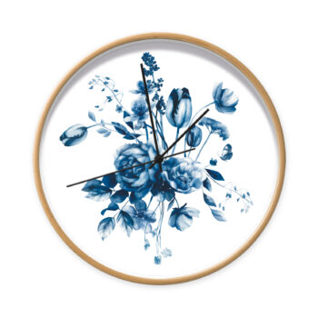 Klok Studio Amke Delfts blauwe bloemen 1