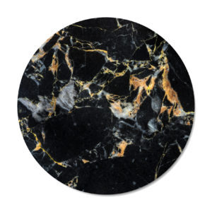 Muurcirkel Marble Black & Gold | Dutch Sprinkles