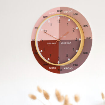 Hippe Leerklok Dusty pink Dutch Sprinkles