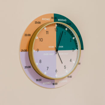 Hippe Leerklok happy shades Dutch Sprinkles