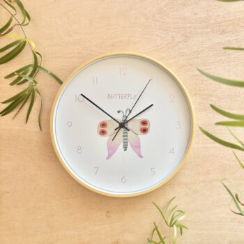 Afbeelding butterfly pink