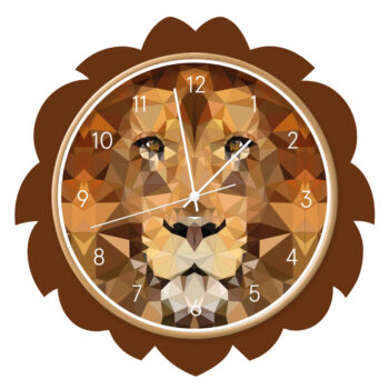 productafbeelding muurset leeuw geometrisch - Dutch Sprinkles, h-w