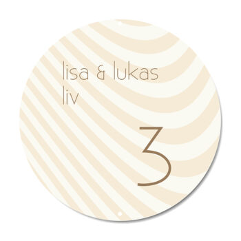 Productafbeeldingen-naambord Sand Waves