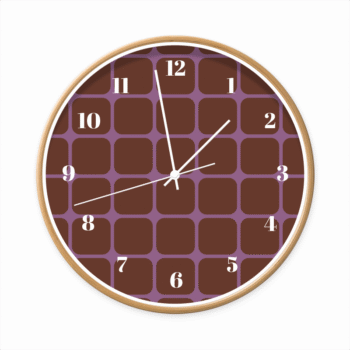 Klok Vintage Canvas productafbeelding Dutch Sprinkles - hout frame witte wijzers