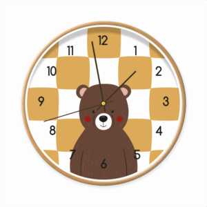 Productafbeelding klok Teddy Time | Dutch Sprinkles - h:donker.gr
