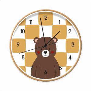 Productafbeelding klok Teddy Time | Dutch Sprinkles - h:zw