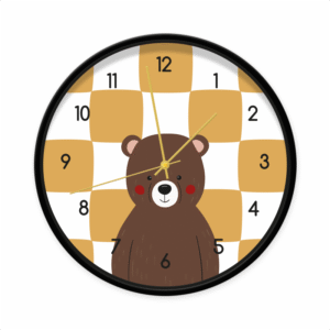 Productafbeelding klok Teddy Time | Dutch Sprinkles - zw:goud