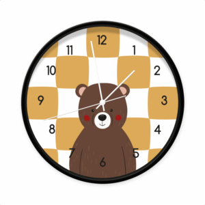 Productafbeelding klok Teddy Time | Dutch Sprinkles - zw:wit