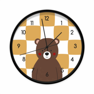 Productafbeelding klok Teddy Time | Dutch Sprinkles - zw:zw