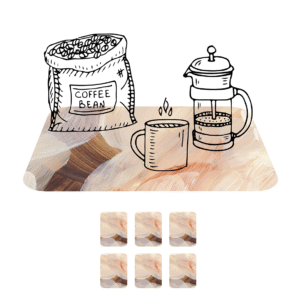 placemats pastel paint productafbeelding 2